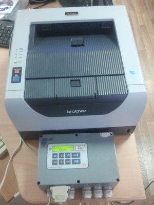 Работа принтера BROTHER с вычислителями ВКГ-2 и ВКТ-5.